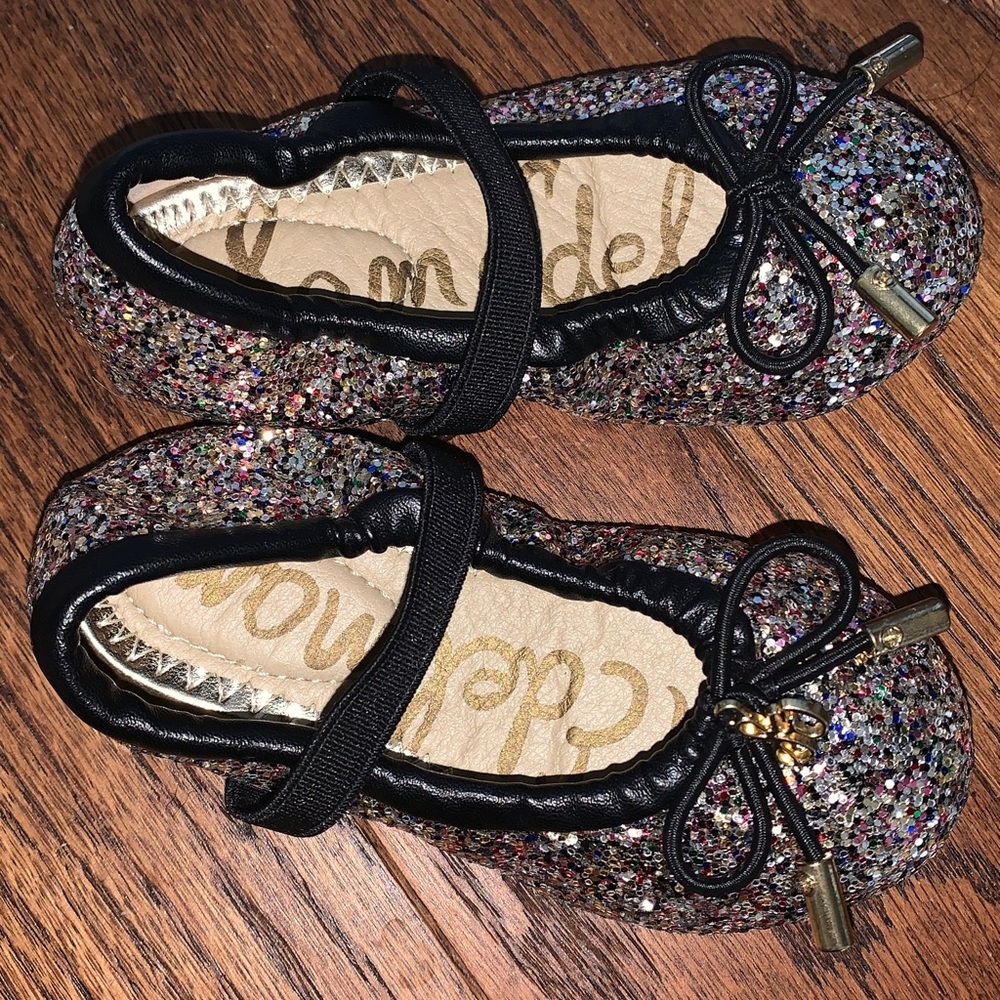 Glitter Sam Edelman Felicia Ballet Flats - Picture 7 of 17